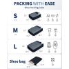 imageBundleECOHUB Travel Backpack 18x14x8 Spirit Airlines Personal Item Bag with 6 Set Packing Cubes for Traveling