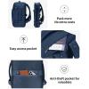 imageECOHUB 17quot Small Travel Backpack United Airlines Personal Item Bag 17x10x9 with 16 Pockets Water Resistant Rucksacks Fit 156quot Laptop AirTag Pocket Lightweight Casual Daypack 25L BlackBlue2