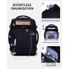 imageECOHUB 17quot Small Travel Backpack United Airlines Personal Item Bag Toiletry Bag for Men