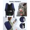 imageECOHUB 40L CarryOn Travel Backpack TSAFriendly AntiTheft WaterResistant Lightweight with 173 Laptop Compartment Durable PFASFree Rucksack BlackBlue