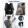 imageECOHUB 40L CarryOn Travel Backpack TSAFriendly AntiTheft WaterResistant Lightweight with 173 Laptop Compartment Durable PFASFree Rucksack BlackGrey