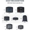 imageECOHUB 5 Set Compression Packing Cubes for Suitcases Organiser Bags Set Travel Essentials with Shoe Bags for Travel Tearresistant Travel Accessories with ID Tag Expandable Packing BagsNavy BlueDark blueNo Compress