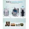 imageECOHUB Bundle 17quot Carry On Travel BackpackSmall Hiking Backpack for Men Women