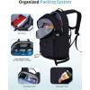 imageECOHUB Bundle Hardside Expandable Carry On Luggage and Small Hiking Backpack for Men Women