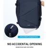 imageECOHUB Carry On Travel Backpack Expandable Airlines Personal Item Bag 18x14x8 Water Resistant 17 inch Laptop Backpack Flight Approved 12 Pockets 30L Work Backpacks with Wet Pocket ampamp Cable SlotBlue