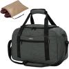 imageECOHUB For Spirit Airlines Personal Item Bag 18x14x8 Travel Duffel Bags with Laptop Compartment ampamp Shoe Bag Underseat Carry on Handbag with Wet Pocket 30L BlackGrey
