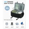 imageECOHUB Hardside Expandable Carry On Luggage Set and Travel Backpack 18x14x8 30L Spirit Airlines Personal Item Bag