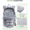 imageECOHUB Hydration Backpack for Men Women 20L Lightweight Hiking Daypack Cycling Backpack with 2L Water Bladder Insulated Hydration Pack with Waist PackGrey