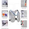 imageECOHUB Running Hydration Vest BackpackLightweight Breathable Pack with 2L Water Bladder Bag Daypack for Hiking Trail Running Cycling Race Marathon for Women MenGrey