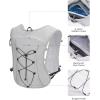 imageECOHUB Running Hydration Vest BackpackLightweight Breathable Pack with 2L Water Bladder Bag Daypack for Hiking Trail Running Cycling Race Marathon for Women MenGrey