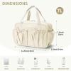 imageECOHUB Small Gym Bag for Women Mini Gym Duffle Bag with Wet Compartment Bowknot Sports Bag Cute Gym Tote Bag Dance Yoga Workout Travel Bags BlackBeige