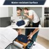 imageECOHUB Toiletry Bag for Men Travel Dopp Kit Water Resistant Small Shaving Kit Wash Bag Toiletry Organizer for Traveling Separate Dry Wet ampamp Toothbrush Pocket Wide Open Black2Blue2