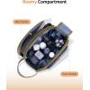 imageECOHUB Toiletry Bag for Men Travel Essentials Toiletries Bag WaterResistant Shaving Dopp Kit WideOpen Dual Zipper Cosmetic Makeup Organizer Bag Fit Full Size Toiletries BlackOlive Yellow