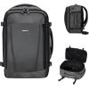 imageECOHUB Travel Backpack 18x14x8 Spirit Airlines Personal Item Bag Carry On Backpack 13 Pockets Large Work Casual Daypack for men Airline Approved Waterproof Gym Backpack with Charging Port Light GreyGrey