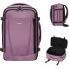 imageECOHUB Travel Backpack 18x14x8 Spirit Airlines Personal Item Bag Carry On Backpack 13 Pockets Large Work Casual Daypack for men Airline Approved Waterproof Gym Backpack with Charging Port Light GreyPink