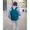 imageECOHUB Travel Backpack for Men Women Carry on Backpack with USB Charging Hole Spirit Airlines Personal Item Bag Flight Approved 156 Inch Laptop Backpack with Anti Theft Pockets 30L Blue GreenBlue Green