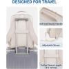 imageECOHUB Travel Backpack for Women Men 173quot Laptop Backpack with Hat Clip WaterResistant Carry On Casual Daypack Lightweight Personal Item Bag with USB Charging Port for Travel Work Hiking GreenBeige02