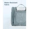 imageECOHUB Travel Toiletry Bag Hanging Toiletry Bag for Women Fullsize Container Waterresistant Travel Makeup Organizer Toiletries Grey PATENT PENDING