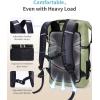 imageECOHUB Waterproof Backpack for Women Men 30L RollTop Closure Heavy Duty Dry Bag for Travel with IPX8 Waterproof Phone CaseGreen
