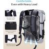 imageECOHUB Waterproof Backpack for Women Men 30L RollTop Closure Heavy Duty Dry Bag for Travel with IPX8 Waterproof Phone CaseGrey