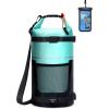 imageECOHUB Waterproof Dry Bag for Women Men 5L10L20L Roll Top Lightweight Dry Storage Bag Backpack for Travel Kayaking Hiking Floating with Waterproof Phone CaseGreen