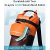 imageECOHUB Waterproof Dry Bag for Women Men 5L10L20L Roll Top Lightweight Dry Storage Bag Backpack for Travel Kayaking Hiking Floating with Waterproof Phone CaseOrange