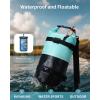 imageECOHUB Waterproof Dry Bag for Women Men 5L10L20L Roll Top Lightweight Dry Storage Bag Backpack for Travel Kayaking Hiking Floating with Waterproof Phone CaseGreen