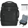 imageECOHUB 17quot Small Travel Backpack United Airlines Personal Item Bag 17x10x9 with 16 Pockets Water Resistant Rucksacks Fit 156quot Laptop AirTag Pocket Lightweight Casual Daypack 25L BlackBlack2