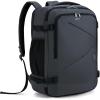 imageECOHUB Carry On Travel Backpack Expandable Airlines Personal Item Bag 18x14x8 Water Resistant 17 inch Laptop Backpack Flight Approved 12 Pockets 30L Work Backpacks with Wet Pocket ampamp Cable SlotGrey