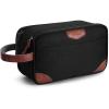 imageECOHUB Toiletry Bag for Men Travel Essentials Toiletries Bag WaterResistant Shaving Dopp Kit WideOpen Dual Zipper Cosmetic Makeup Organizer Bag Fit Full Size Toiletries BlackBlack