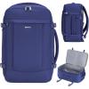 imageECOHUB Travel Backpack for Men Women Carry on Backpack with USB Charging Hole Spirit Airlines Personal Item Bag Flight Approved 156 Inch Laptop Backpack with Anti Theft Pockets 30L Blue GreenNavy Blue