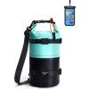imageECOHUB Waterproof Dry Bag for Women Men 5L10L20L Roll Top Lightweight Dry Storage Bag Backpack for Travel Kayaking Hiking Floating with Waterproof Phone CaseGreen