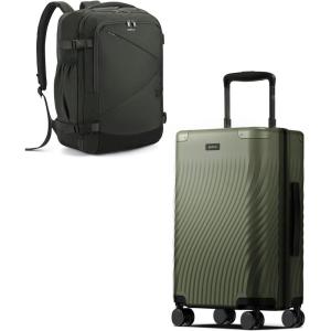 imageBundleECOHUB 20quot Rolling Luggage  17 inch Travel Backpack