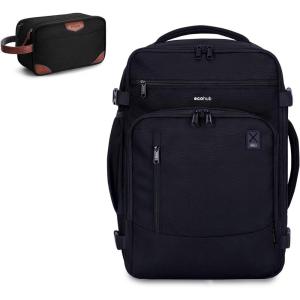 imageECOHUB 17quot Small Travel Backpack United Airlines Personal Item Bag Toiletry Bag for Men