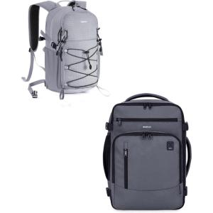 imageECOHUB Bundle 17quot Carry On Travel BackpackSmall Hiking Backpack for Men Women