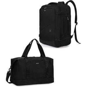 imageECOHUB Expandable Travel 17inch Laptop Backpack with Spirit Airlines Personal Item Bag Carry on Bag