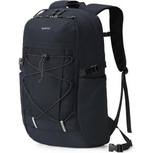 imageECOHUB Hiking Backpack 30L Travel Backpack Lightweight Casual Daypack Water Resistant Camping Bag Outdoor Sports Back pack for Men WomenBlack