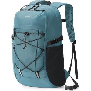 imageECOHUB Hiking Backpack 30L Travel Backpack Lightweight Casual Daypack Water Resistant Camping Bag Outdoor Sports Back pack for Men WomenGreen