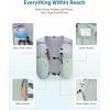 imageECOHUB Running Hydration Vest Backpack Lightweight Breathable Hydration Pack Bag Daypack for Hiking Trail Cycling Race Marathon Water Backpack Vest for Women MenGreen