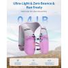 imageECOHUB Running Hydration Vest Backpack Lightweight Breathable Hydration Pack Bag Daypack for Hiking Trail Cycling Race Marathon Water Backpack Vest for Women MenPink
