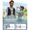 imageECOHUB Running Hydration Vest Backpack Lightweight Breathable Hydration Pack Bag Daypack for Hiking Trail Cycling Race Marathon Water Backpack Vest for Women MenGrey