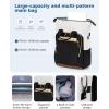 imageECOHUB 17 Laptop bag for Women 25L Teachers Laptop Backpack Work Backpack for Professional Nurse Travel Backpack BlueBlack
