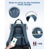 imageECOHUB 17 Laptop bag for Women 25L Teachers Laptop Backpack Work Backpack for Professional Nurse Travel Backpack BlueBlue