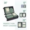 imageECOHUB Bundle Hardside Expandable Carry On Luggage amp 5 Set Compression Packing Cubes