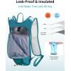 imageECOHUB Hydration Backpack with 2L Water Bladder Lightweight Running Hydration Pack for Men Women Breathable Hiking Cycling Backpack for Outdoor Sports Marathon TravelTurquoise