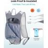imageECOHUB Hydration Backpack with 2L Water Bladder Lightweight Running Hydration Pack for Men Women Breathable Hiking Cycling Backpack for Outdoor Sports Marathon TravelGrey