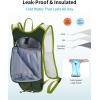 imageECOHUB Hydration Backpack with 2L Water Bladder Lightweight Running Hydration Pack for Men Women Breathable Hiking Cycling Backpack for Outdoor Sports Marathon TravelGreen