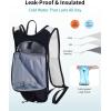 imageECOHUB Hydration Backpack with 2L Water Bladder Lightweight Running Hydration Pack for Men Women Breathable Hiking Cycling Backpack for Outdoor Sports Marathon TravelBlack