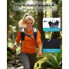 imageECOHUB Hydration Backpack with 2L Water Bladder Lightweight Running Hydration Pack for Men Women Breathable Hiking Cycling Backpack for Outdoor Sports Marathon TravelBlack
