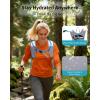 imageECOHUB Hydration Backpack with 2L Water Bladder Lightweight Running Hydration Pack for Men Women Breathable Hiking Cycling Backpack for Outdoor Sports Marathon TravelGrey